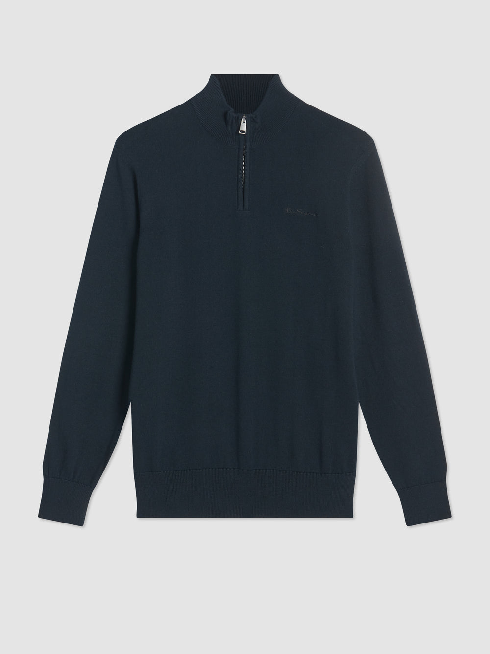 Maglieria Ben Sherman Merino Half-Zip Nere | 276398-LJO