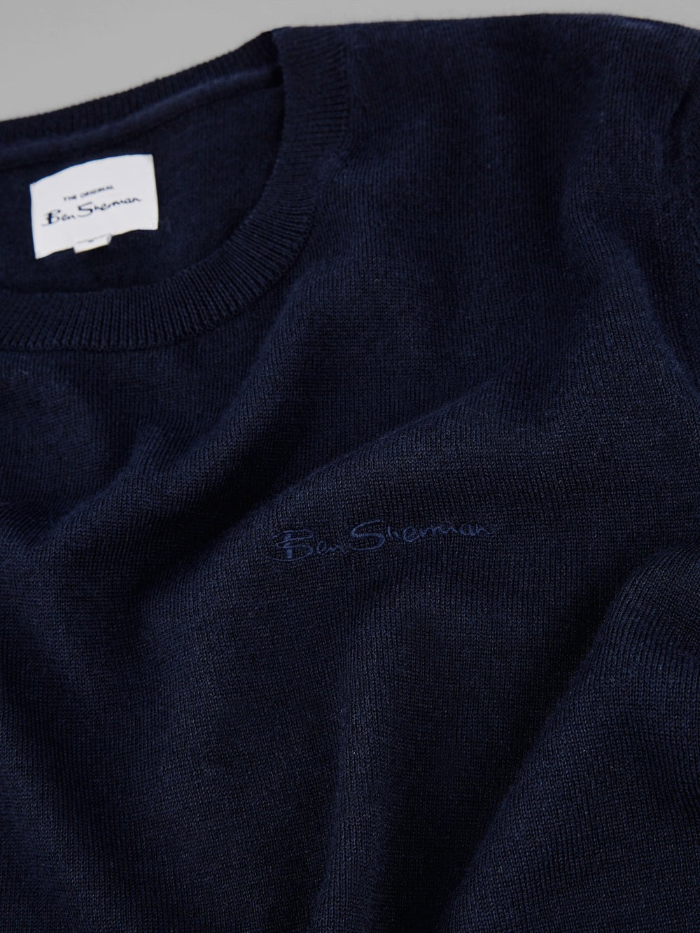 Maglieria Ben Sherman Signature Crewneck Blu Marino | 819742-ZTF