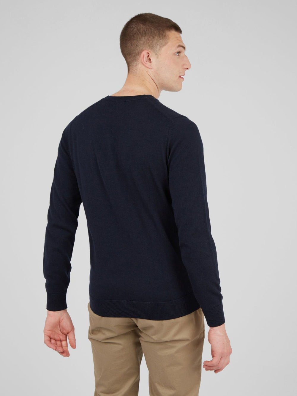 Maglieria Ben Sherman Signature Crewneck Blu Marino | 819742-ZTF