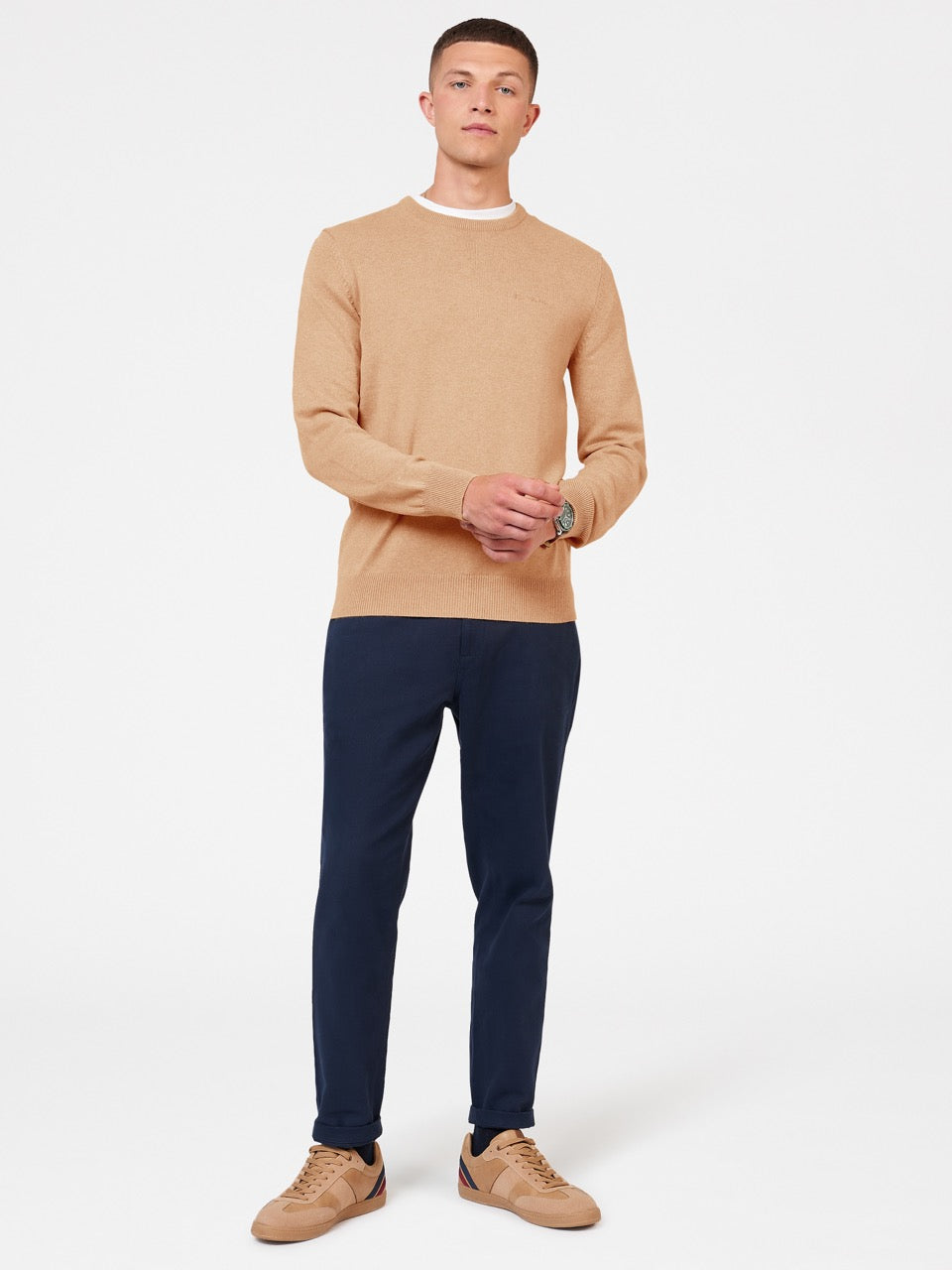 Maglieria Ben Sherman Signature Crewneck Grigie | 463915-VXR