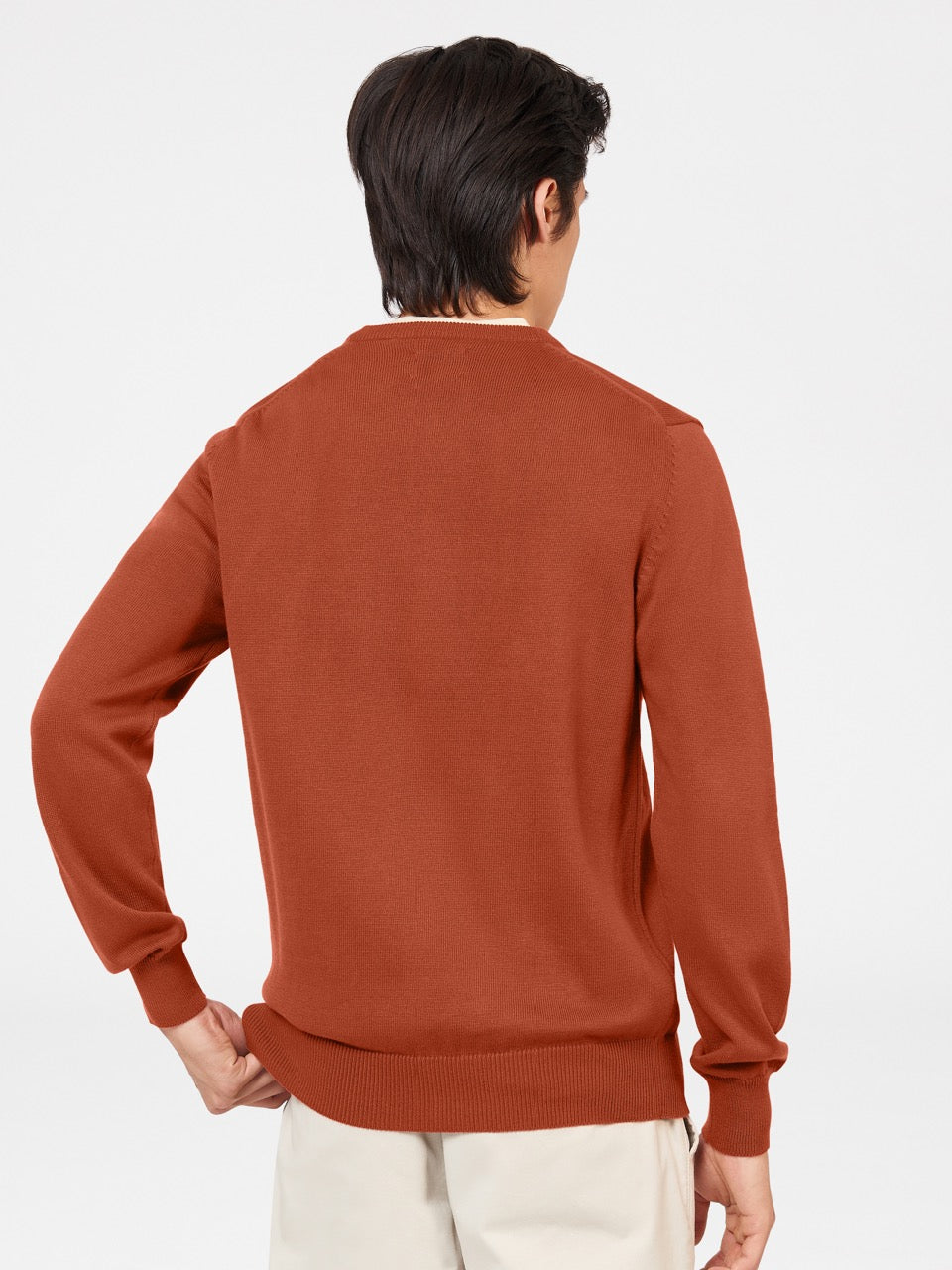 Maglieria Ben Sherman Signature Crewneck Arancioni | 357924-QFD