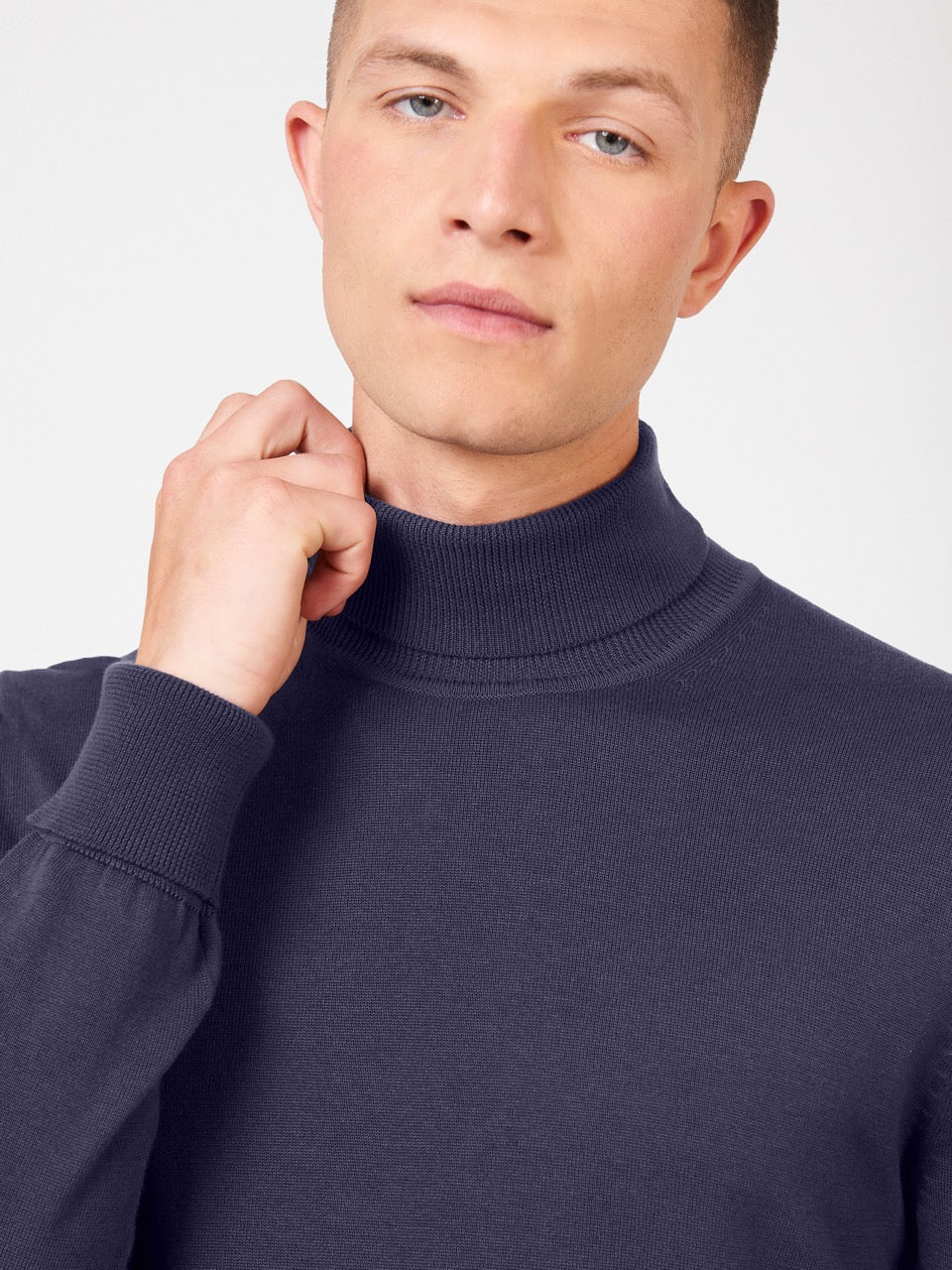 Maglieria Ben Sherman Signature Roll Neck Viola | 847963-NZH