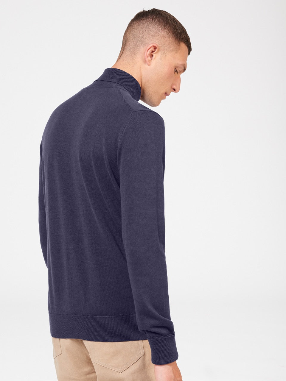 Maglieria Ben Sherman Signature Roll Neck Viola | 847963-NZH