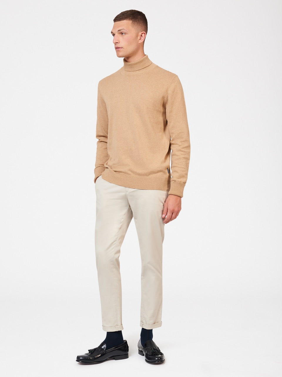 Maglieria Ben Sherman Signature Roll Neck Grigie | 469820-LNY