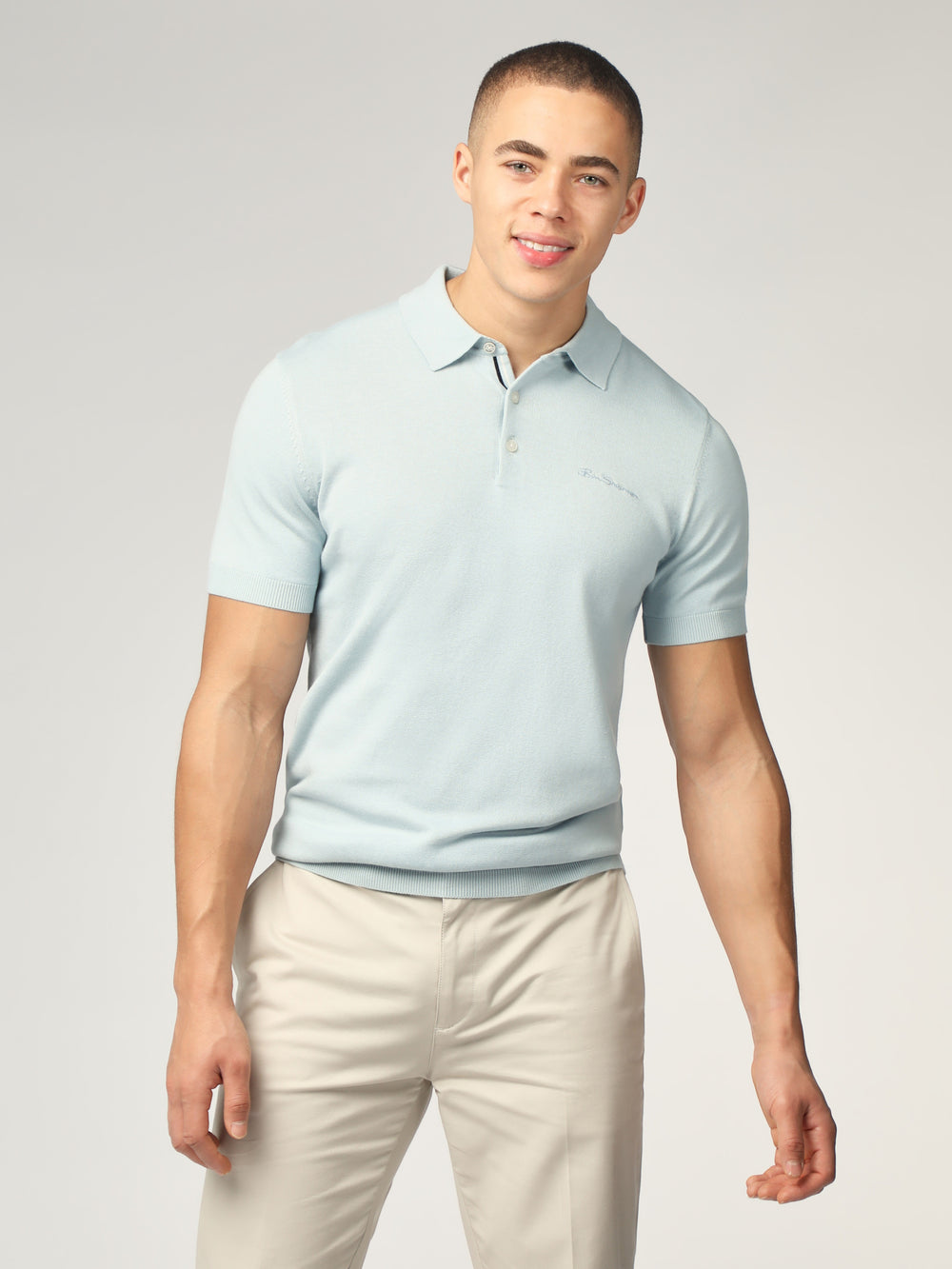 Maglieria Ben Sherman Signature Short Sleeve Polo Blu | 568427-WHX