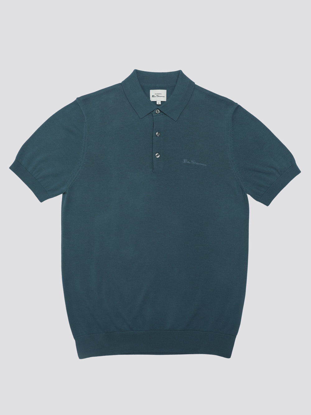 Maglieria Ben Sherman Signature Short Sleeve Polo Verde Acqua | 781425-LYS