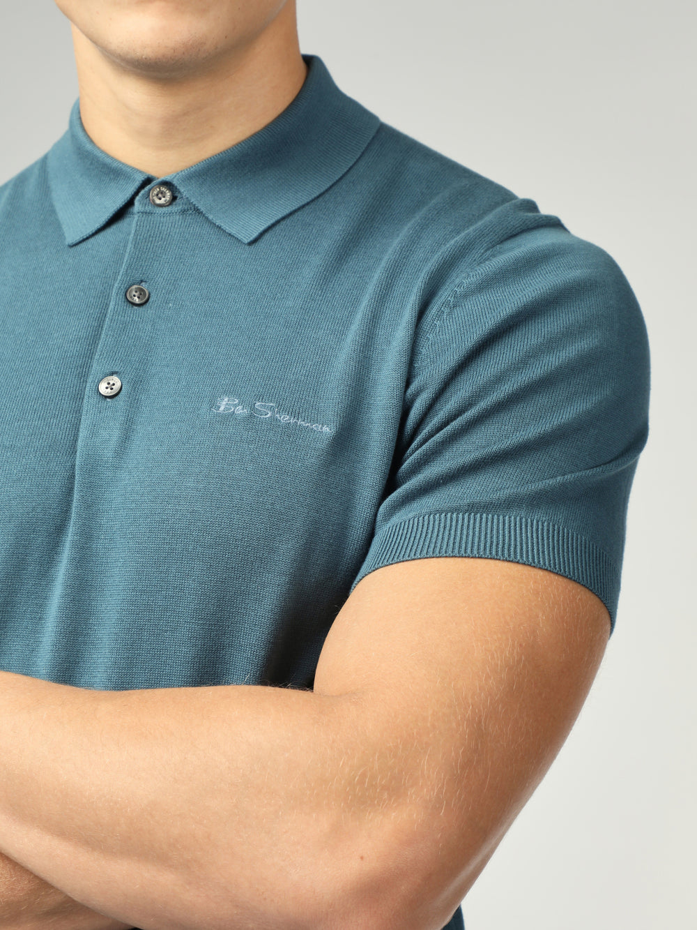 Maglieria Ben Sherman Signature Short Sleeve Polo Verde Acqua | 781425-LYS