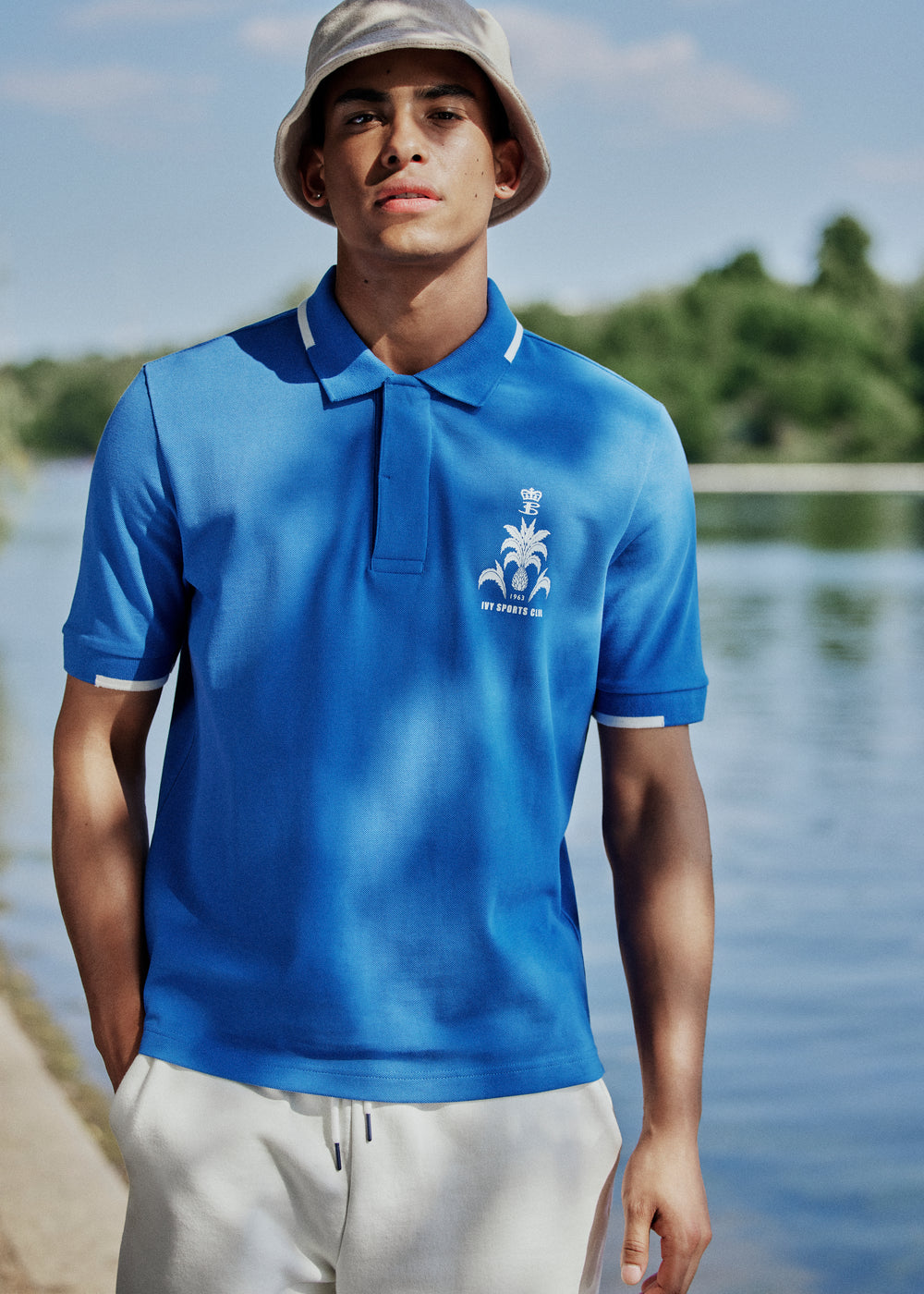 Magliette Polo Ben Sherman B by Ben Sherman Sports Club Embroidered Blu | 216497-WSD