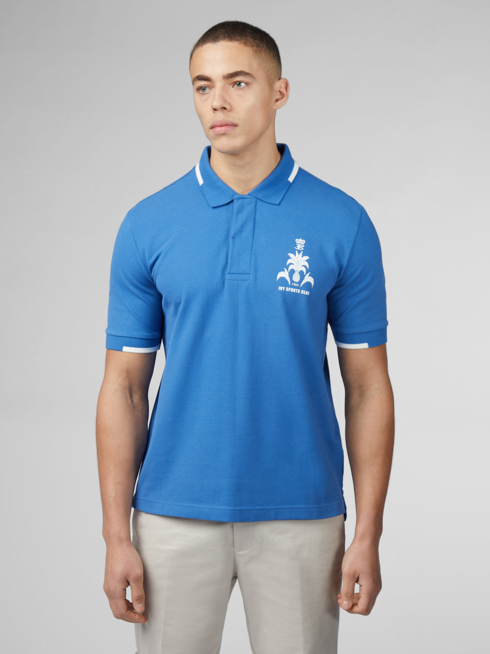 Magliette Polo Ben Sherman B by Ben Sherman Sports Club Embroidered Blu | 216497-WSD