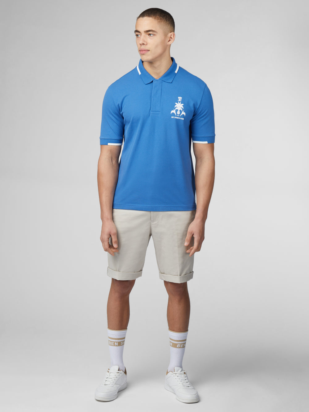 Magliette Polo Ben Sherman B by Ben Sherman Sports Club Embroidered Blu | 216497-WSD