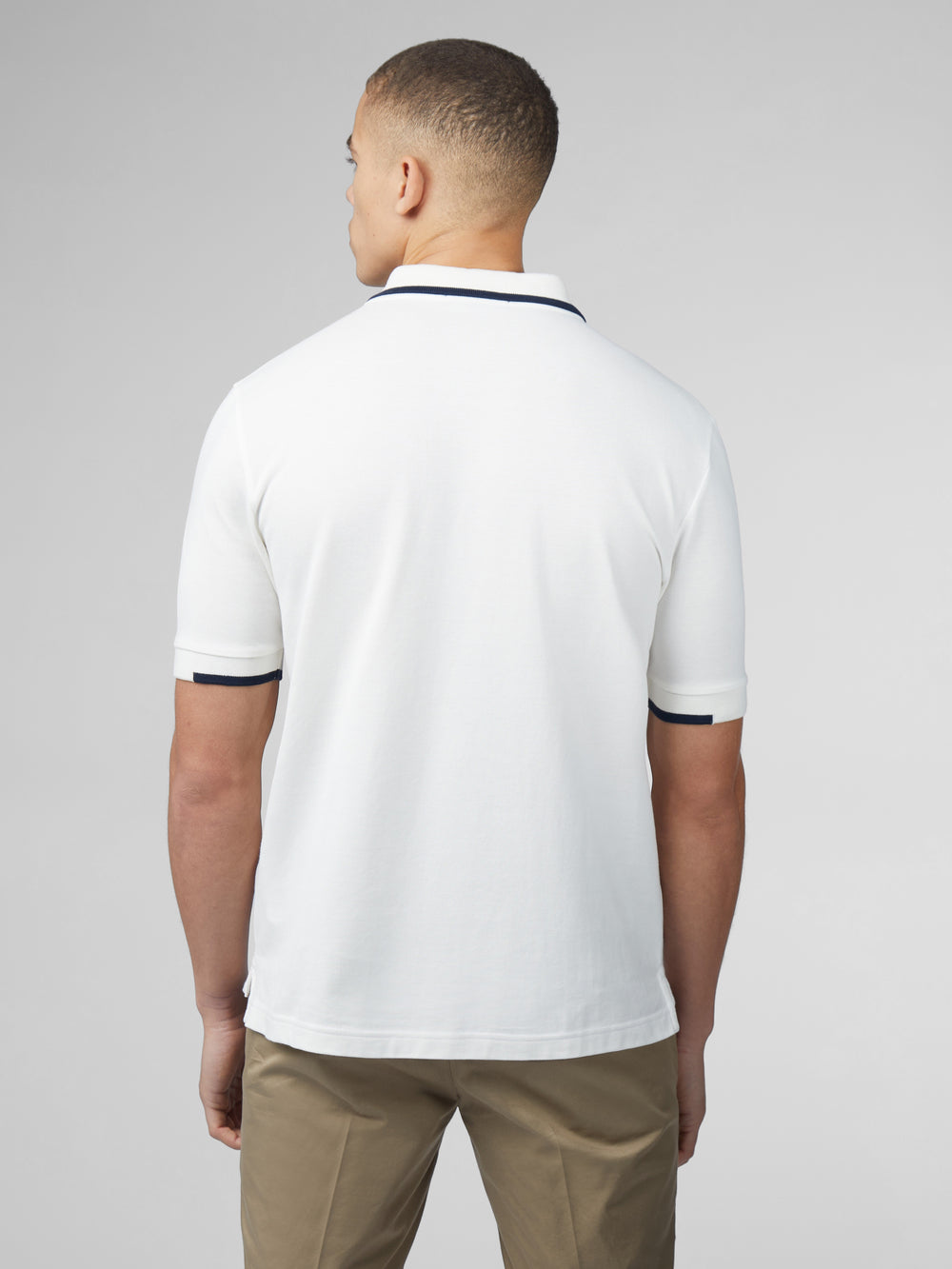 Magliette Polo Ben Sherman B by Ben Sherman Sports Club Embroidered Bianche | 127098-UJD