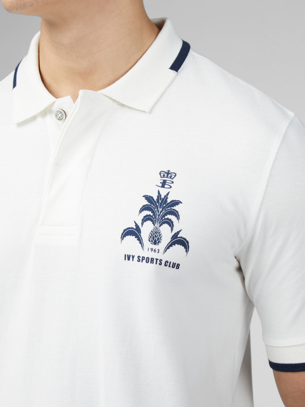 Magliette Polo Ben Sherman B by Ben Sherman Sports Club Embroidered Bianche | 127098-UJD