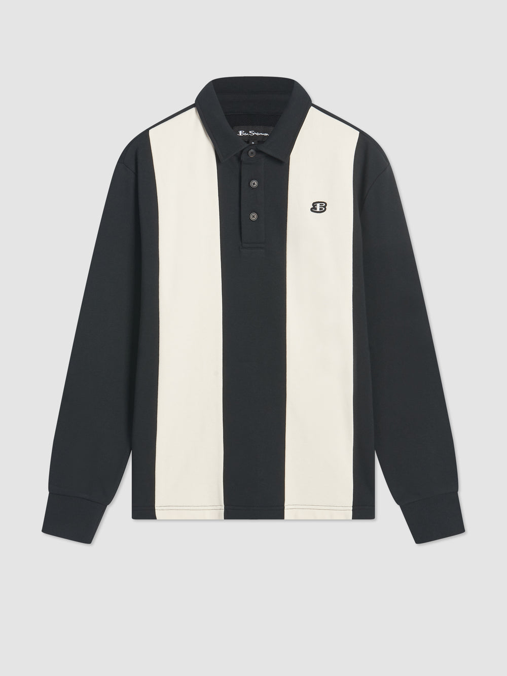 Magliette Polo Ben Sherman B by Ben Sherman Stripe Rugby Nere | 584672-BIG