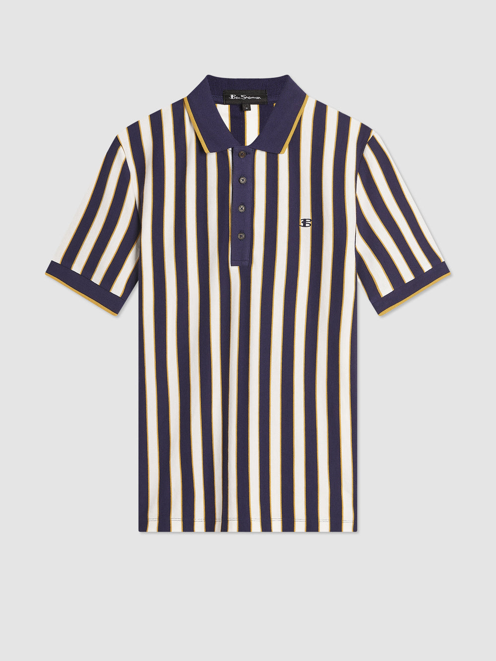 Magliette Polo Ben Sherman B by Ben Sherman Vertical Stripe Viola | 089734-RMO