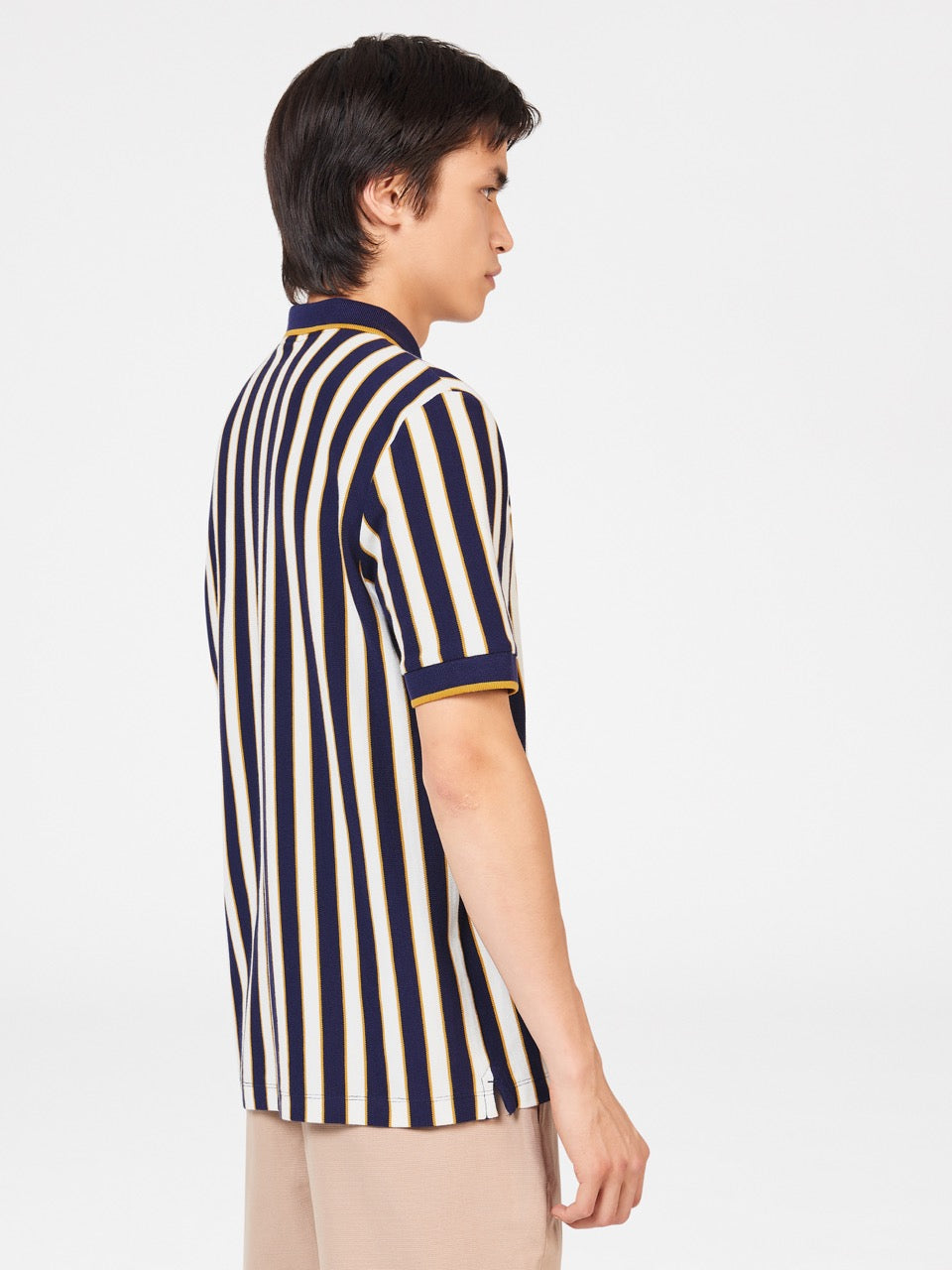 Magliette Polo Ben Sherman B by Ben Sherman Vertical Stripe Viola | 089734-RMO