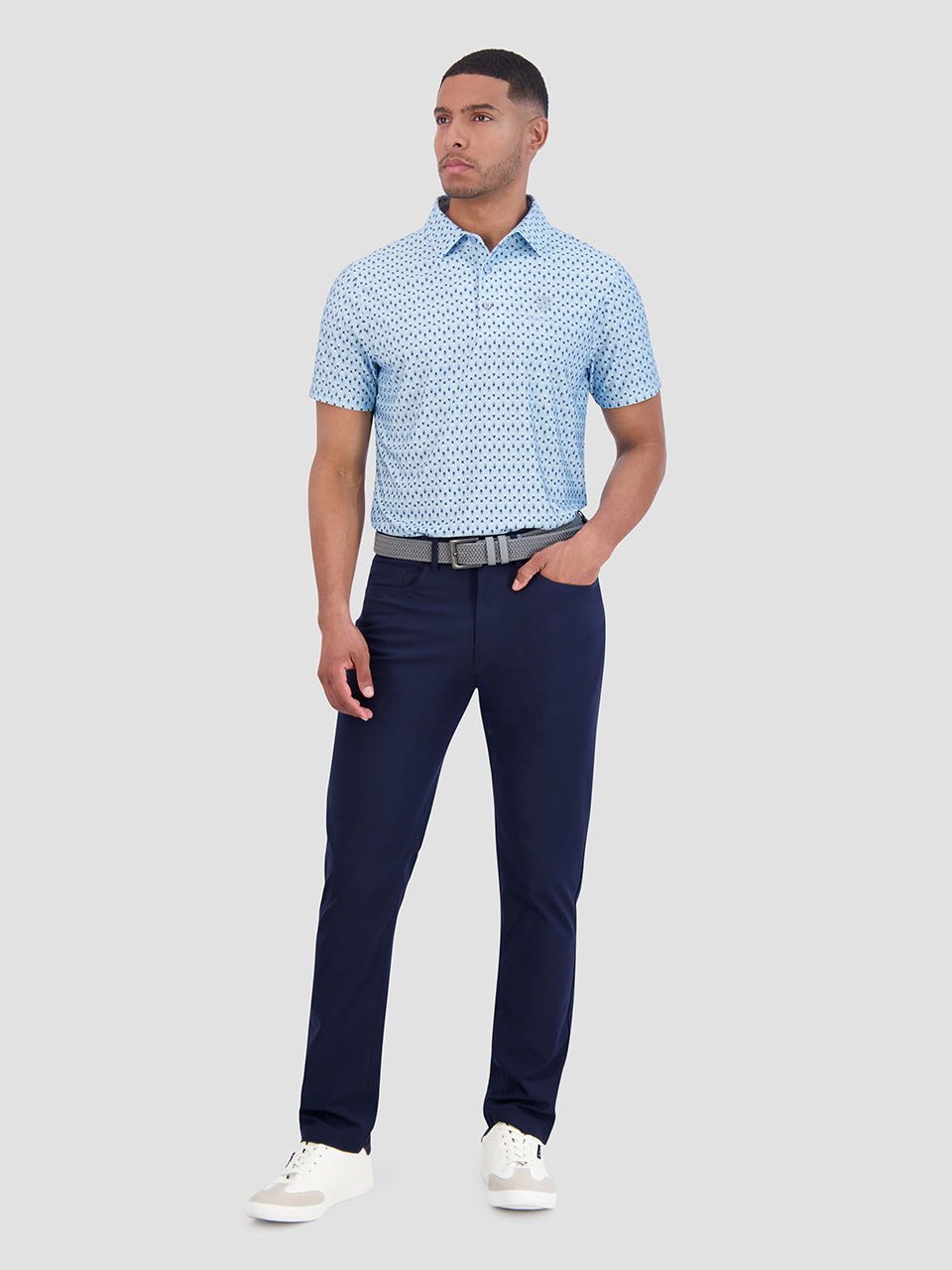 Magliette Polo Ben Sherman Chequerboard Geo Blu | 894065-YTB