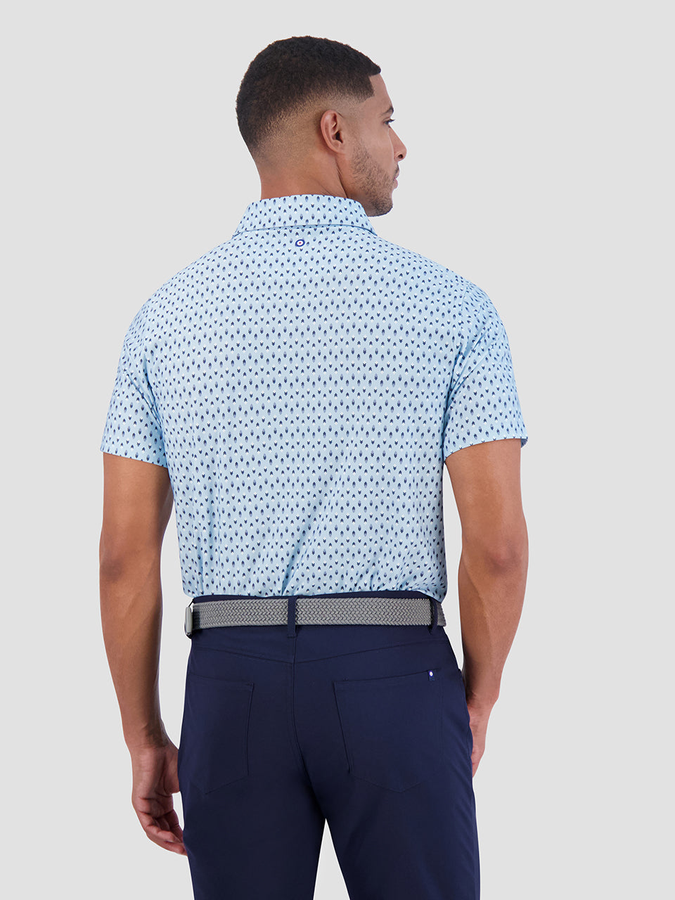 Magliette Polo Ben Sherman Chequerboard Geo Blu | 894065-YTB