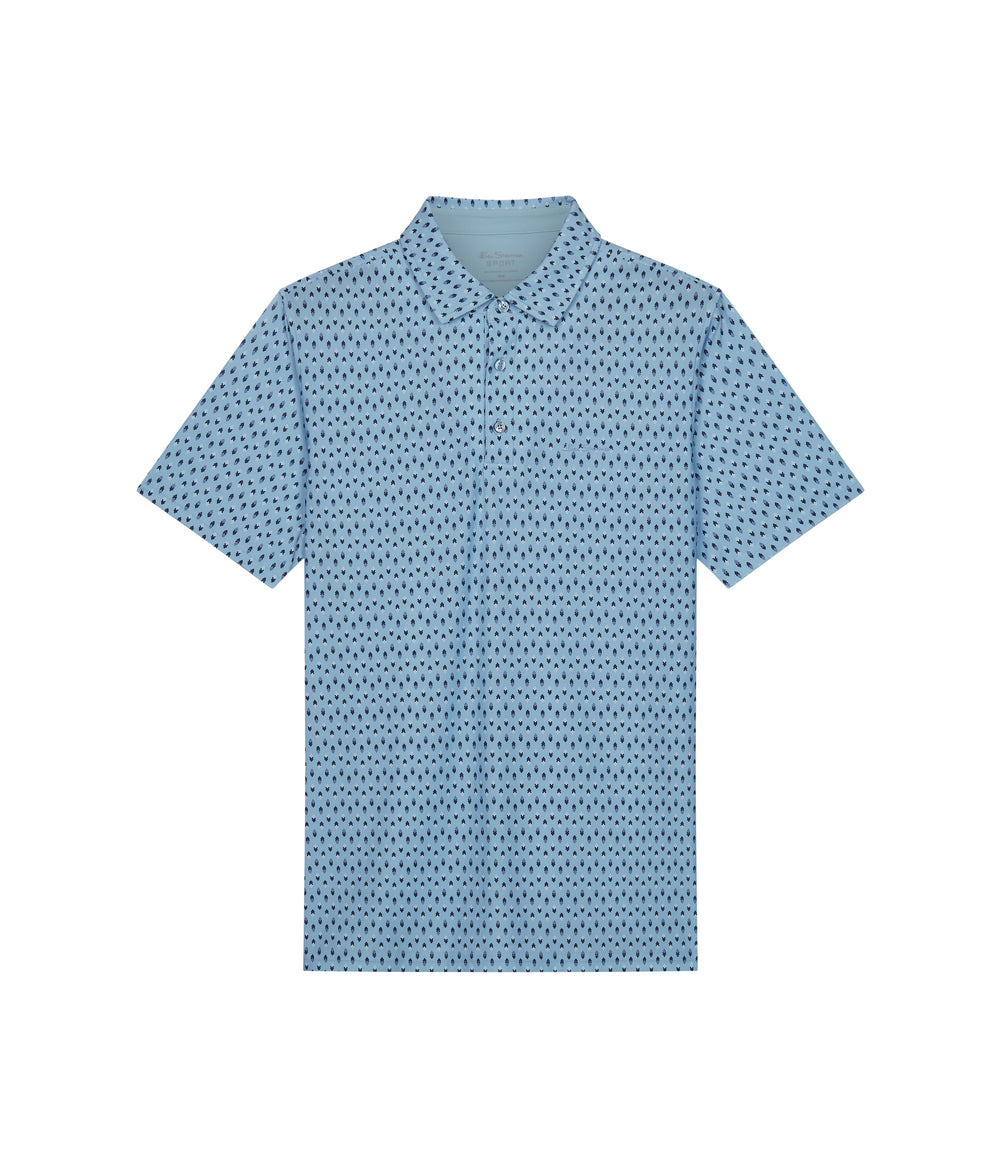 Magliette Polo Ben Sherman Chequerboard Geo Blu | 894065-YTB