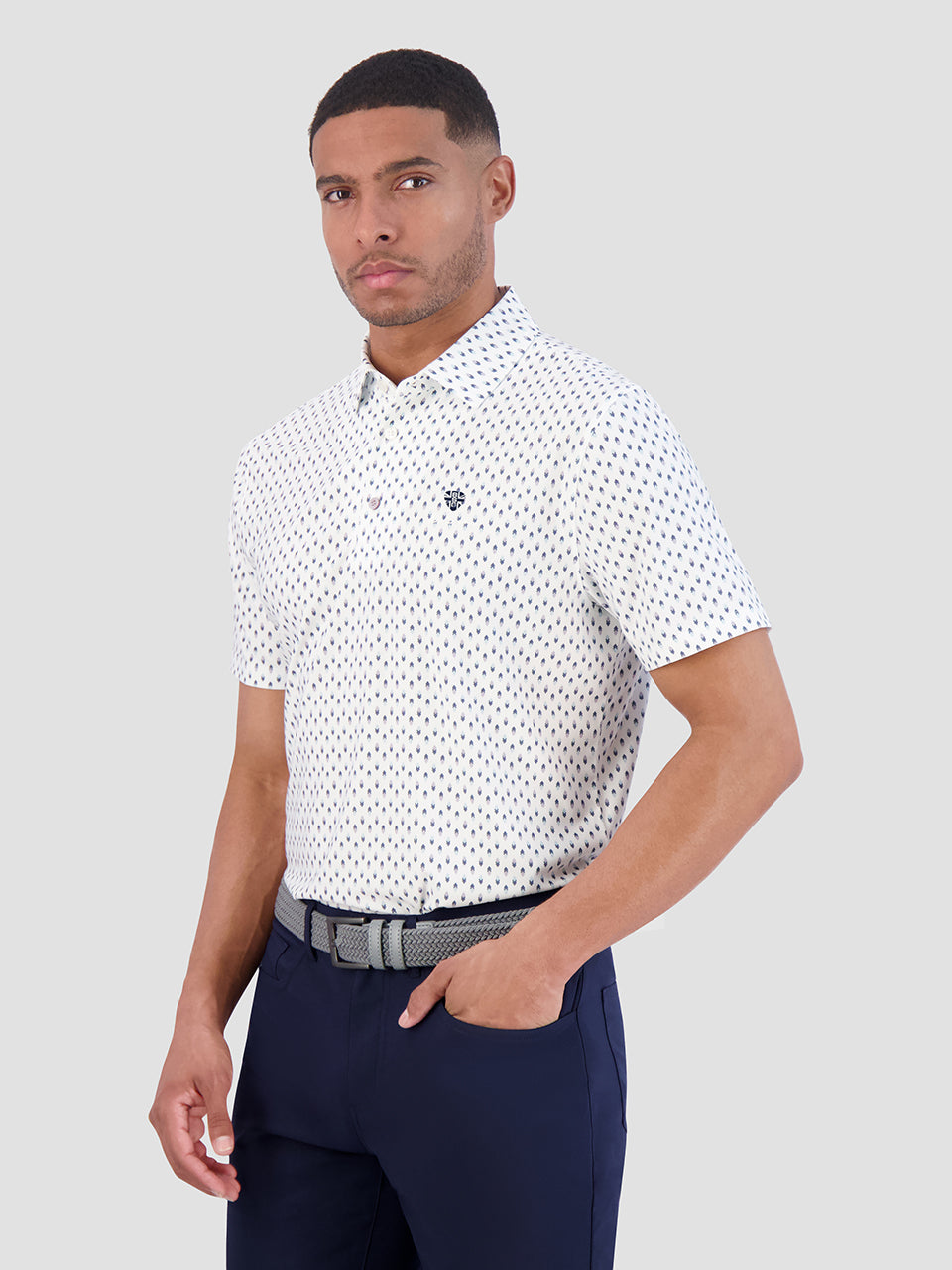 Magliette Polo Ben Sherman Chequerboard Geo Bianche | 465738-ATM