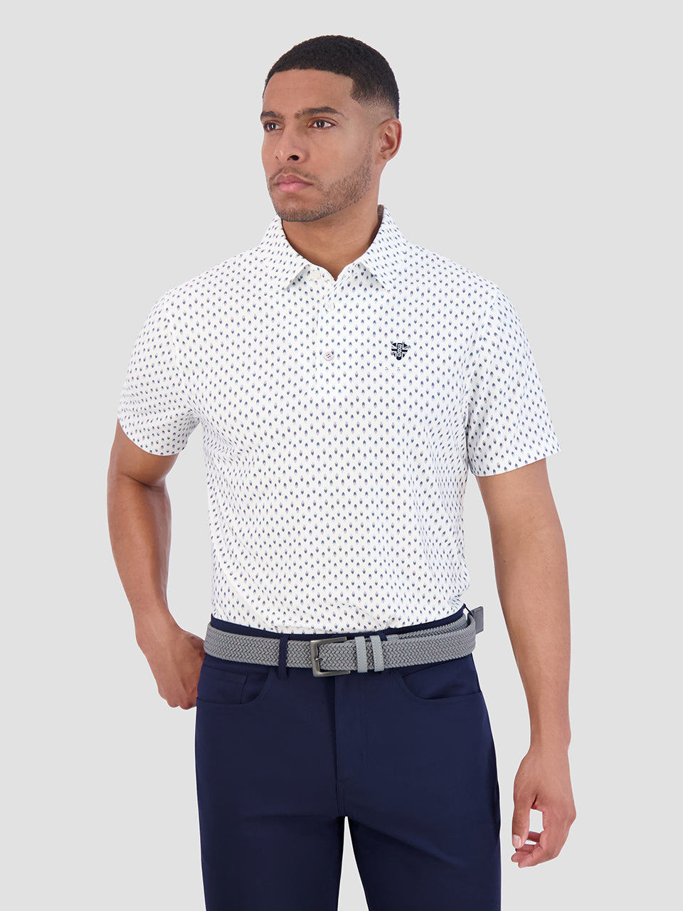 Magliette Polo Ben Sherman Chequerboard Geo Bianche | 465738-ATM