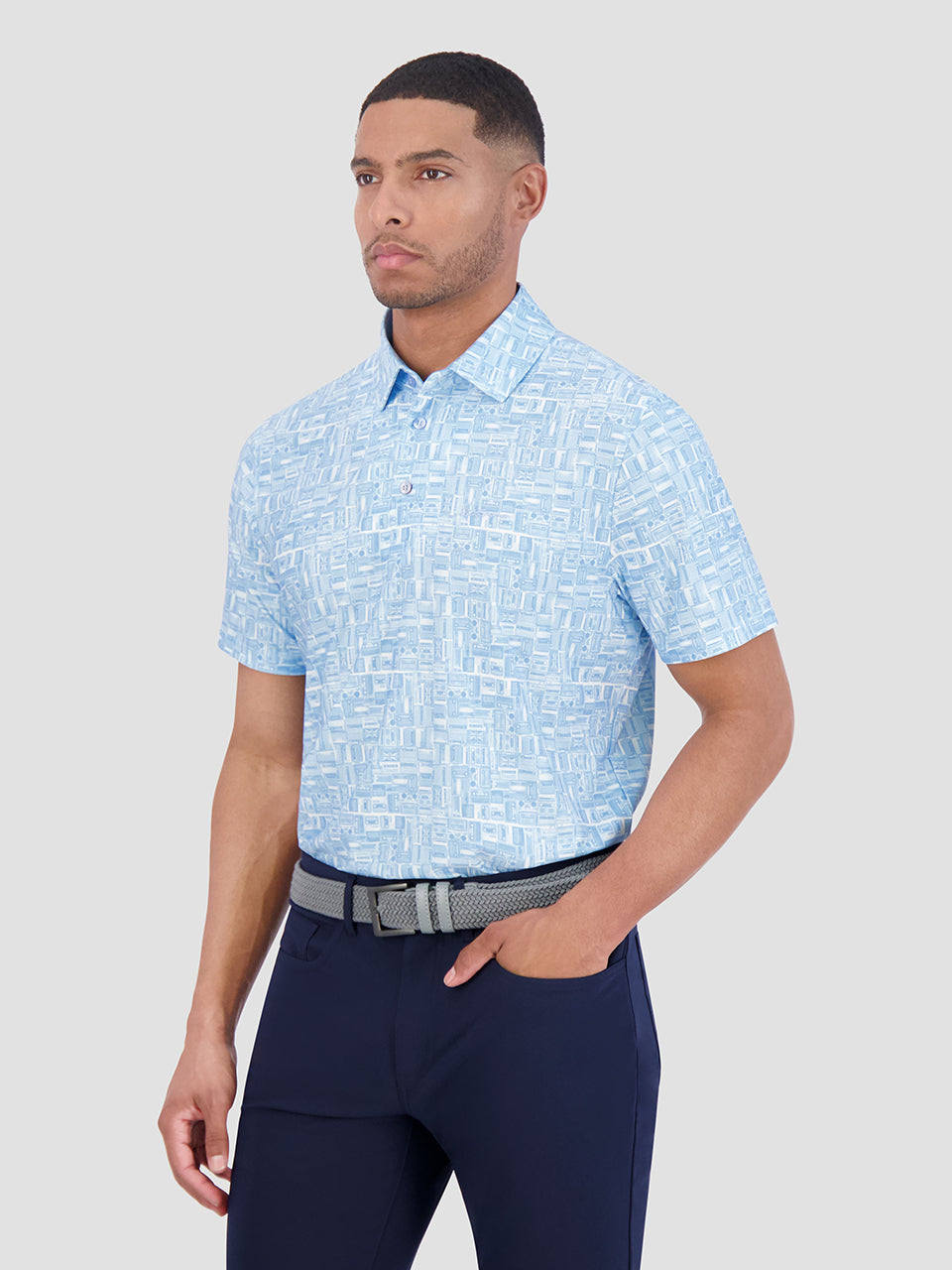 Magliette Polo Ben Sherman Radio Stack Tech Jersey Sports Fit Blu | 549361-HKE