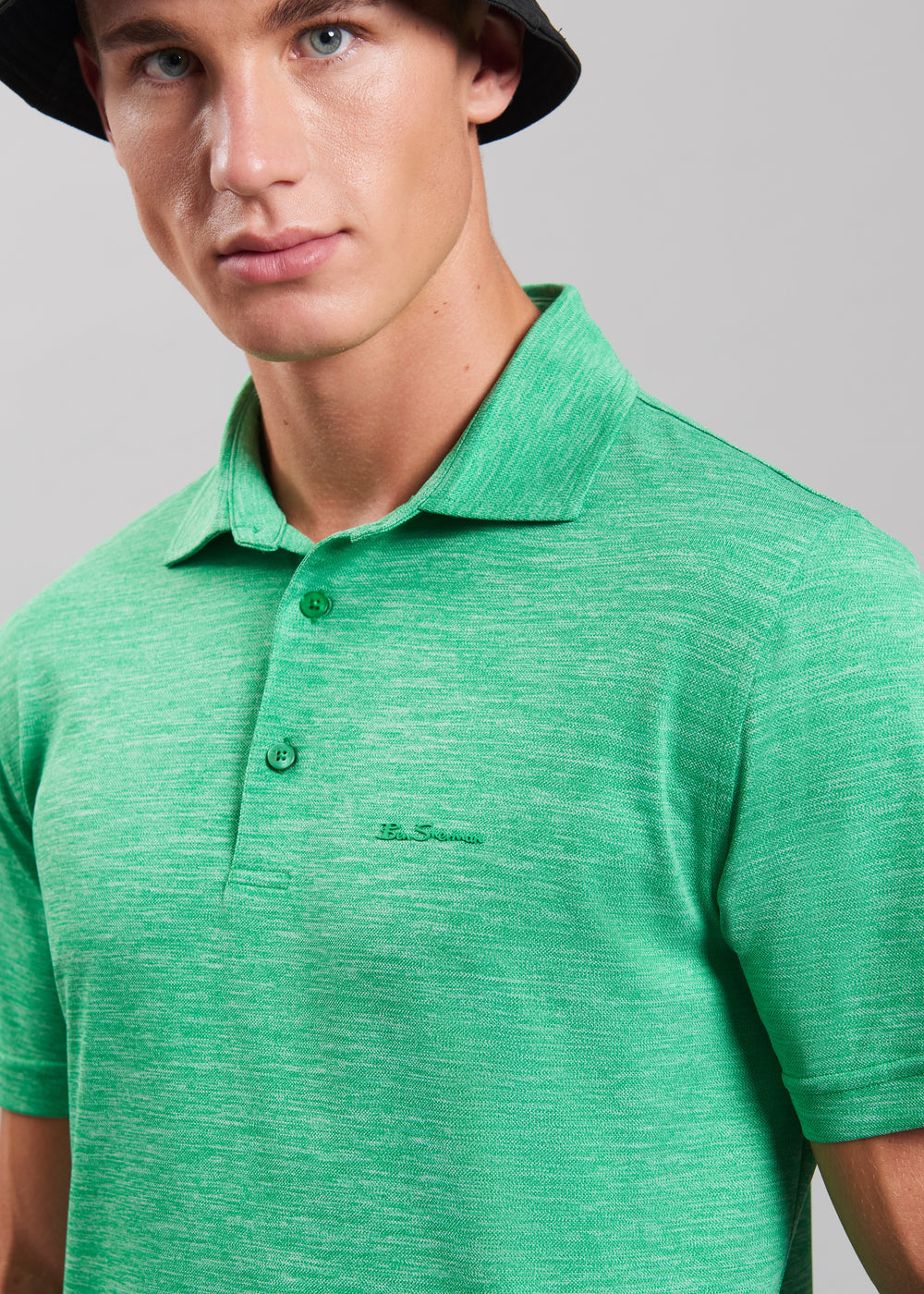 Magliette Polo Ben Sherman Short Sleeve Verdi | 463298-SPC