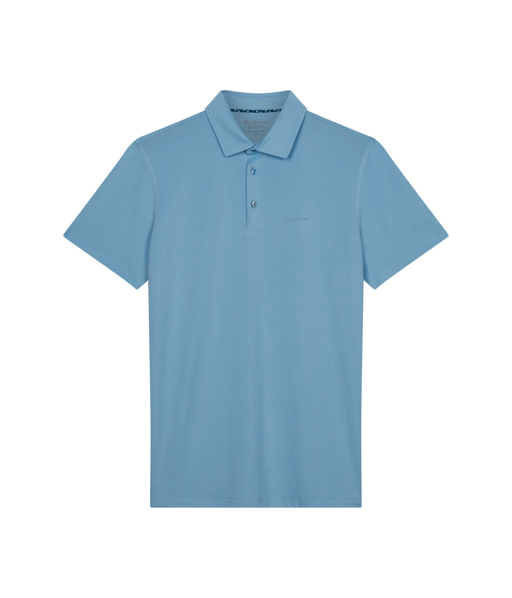 Magliette Polo Ben Sherman Solid Air Pique Sports Fit Blu | 529683-GKC