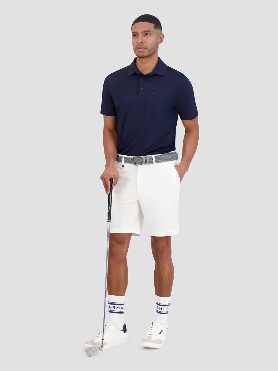 Magliette Polo Ben Sherman Solid Air Pique Sports Fit Blu Marino | 390567-SEI