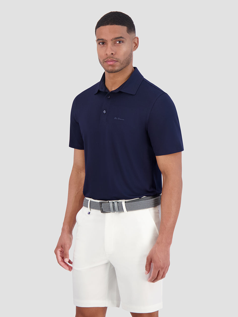 Magliette Polo Ben Sherman Solid Air Pique Sports Fit Blu Marino | 390567-SEI