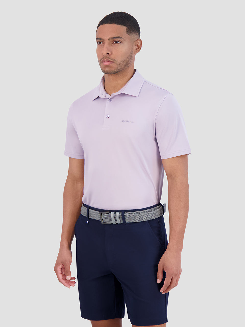 Magliette Polo Ben Sherman Solid Air Pique Sports Fit Viola | 058732-VID