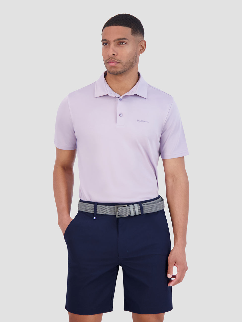 Magliette Polo Ben Sherman Solid Air Pique Sports Fit Viola | 058732-VID