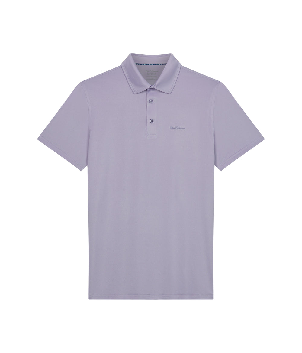 Magliette Polo Ben Sherman Solid Air Pique Sports Fit Viola | 058732-VID