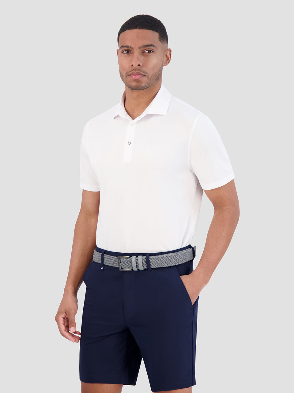 Magliette Polo Ben Sherman Solid Air Pique Sports Fit Bianche | 136890-LQJ