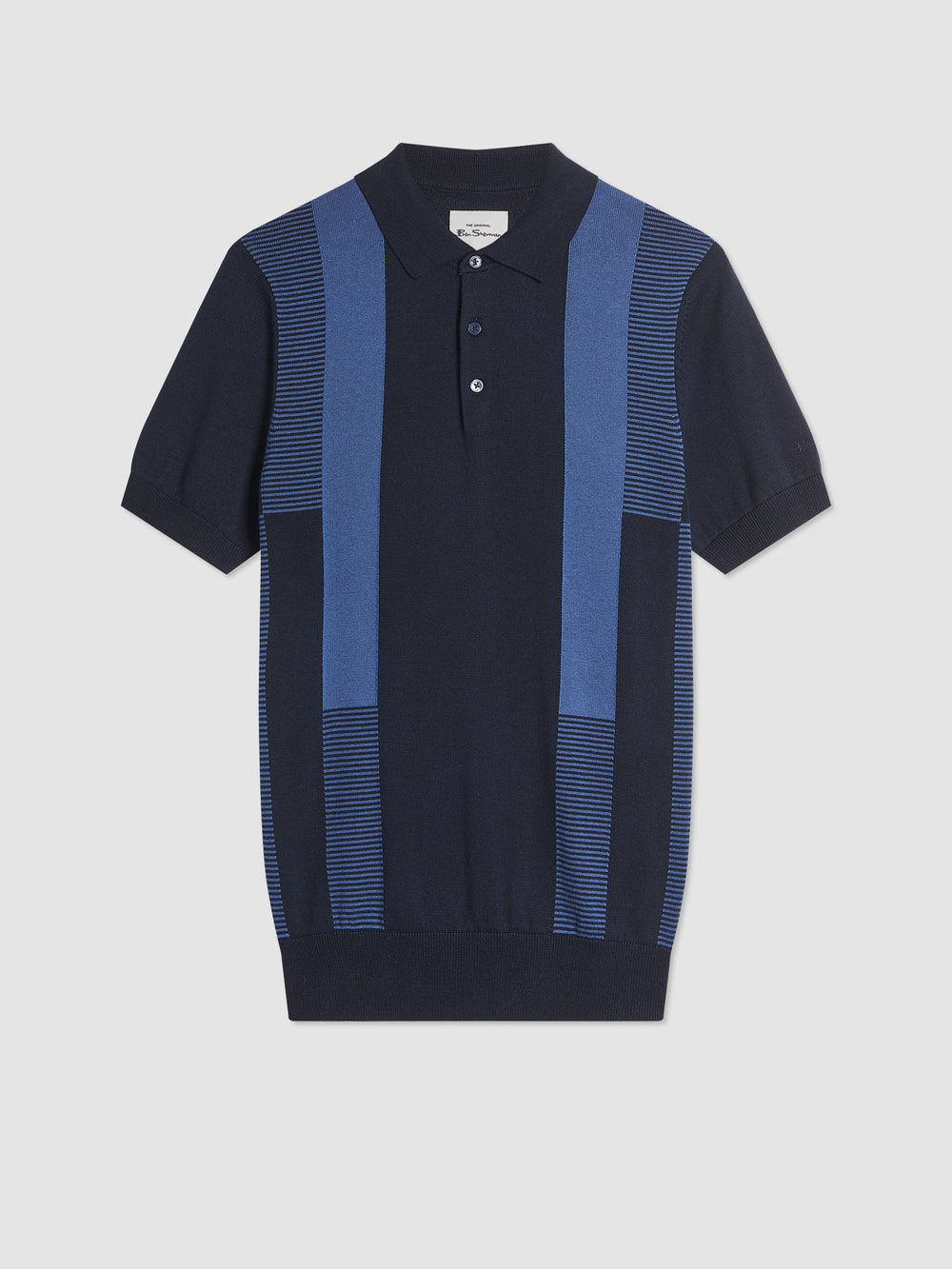 Maglioni A Polo Ben Sherman Intarsia Stripe Blu Marino | 463721-KUO