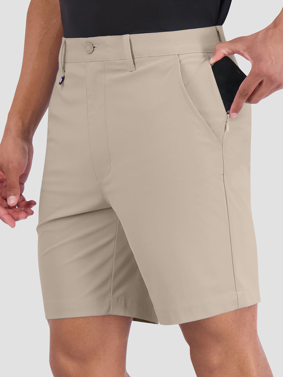 Pantaloncini Ben Sherman 4Way Stretch Tech Khaki | 176952-JUY