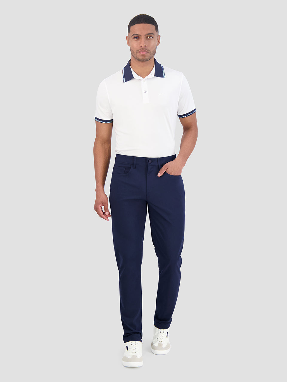 Pantaloni Ben Sherman 4Way Stretch Tech Long Blu Marino | 279013-OYH