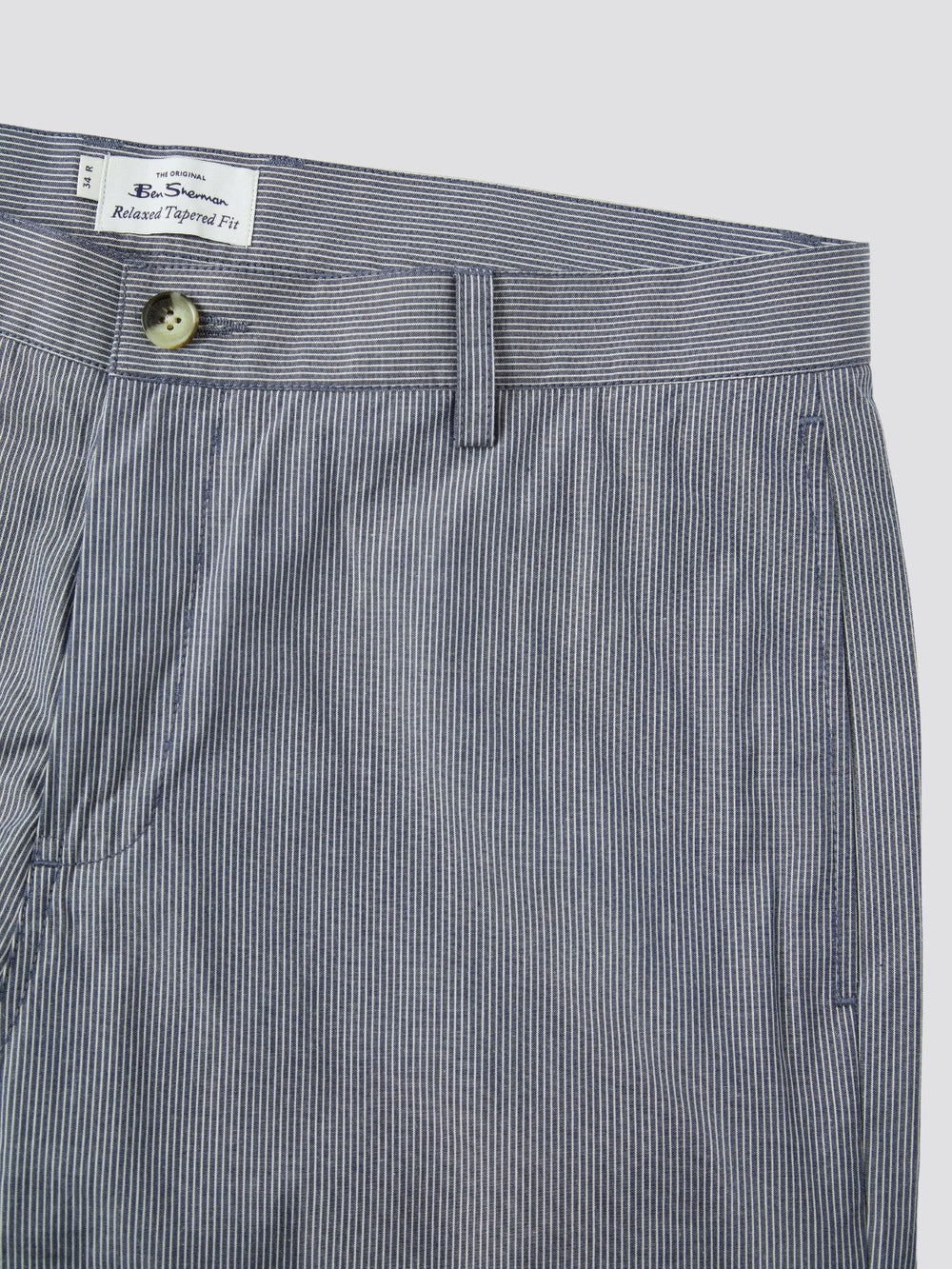 Pantaloni Ben Sherman B by Ben Sherman Cotton Taper Blu Grigie | 408375-VOL