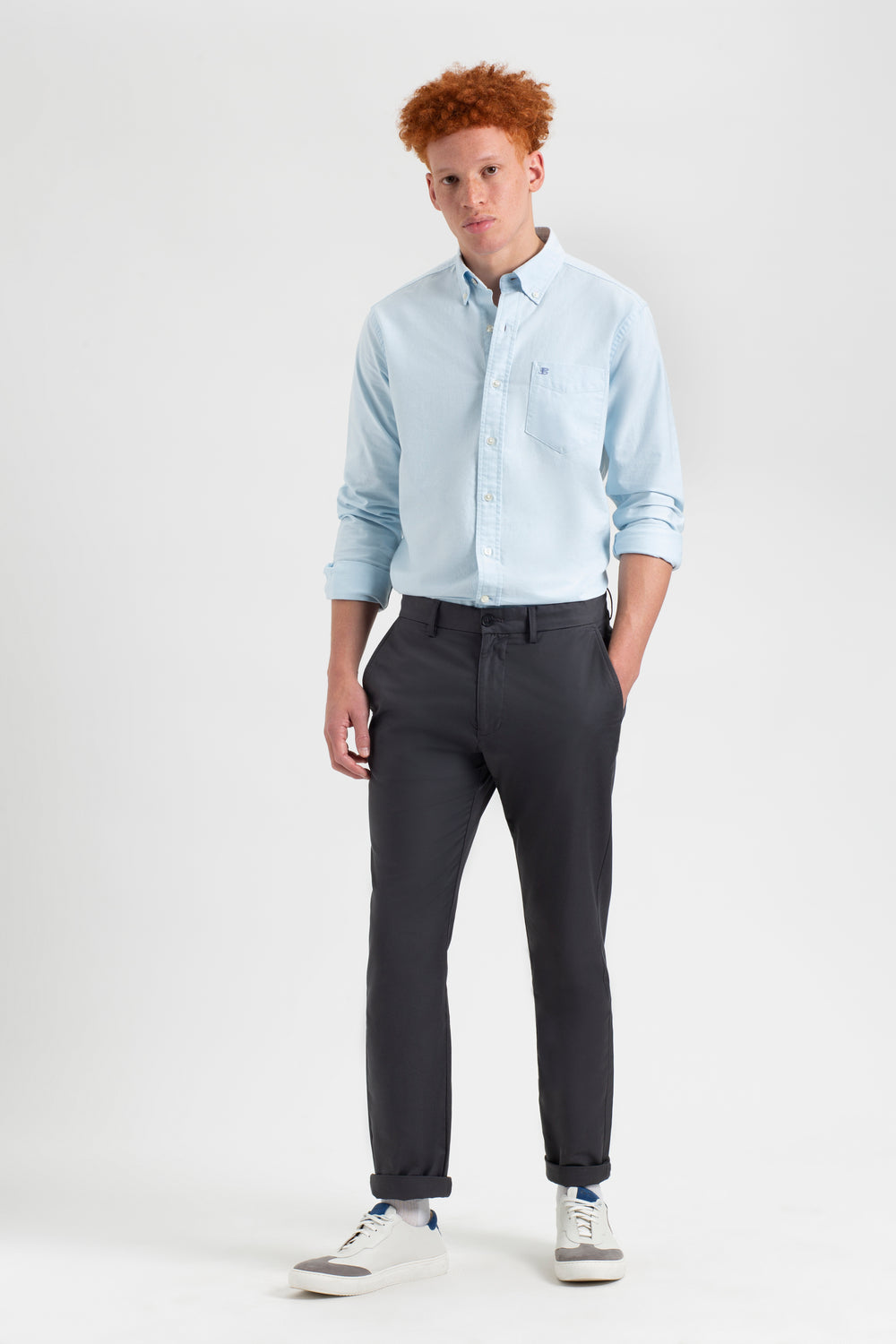 Pantaloni Ben Sherman Everyday Slim Fit Chino Grigie | 431869-OYW