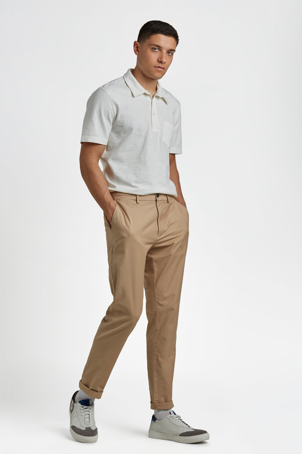 Pantaloni Ben Sherman Everyday Slim Fit Chino Marroni | 325086-HBS