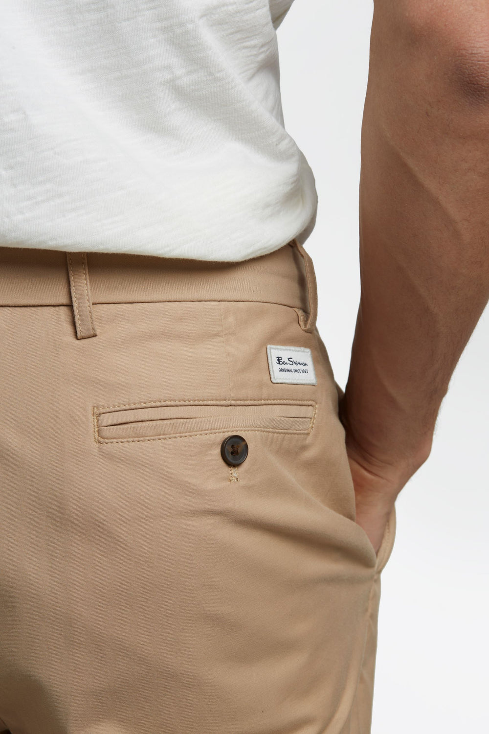 Pantaloni Ben Sherman Everyday Slim Fit Chino Marroni | 325086-HBS