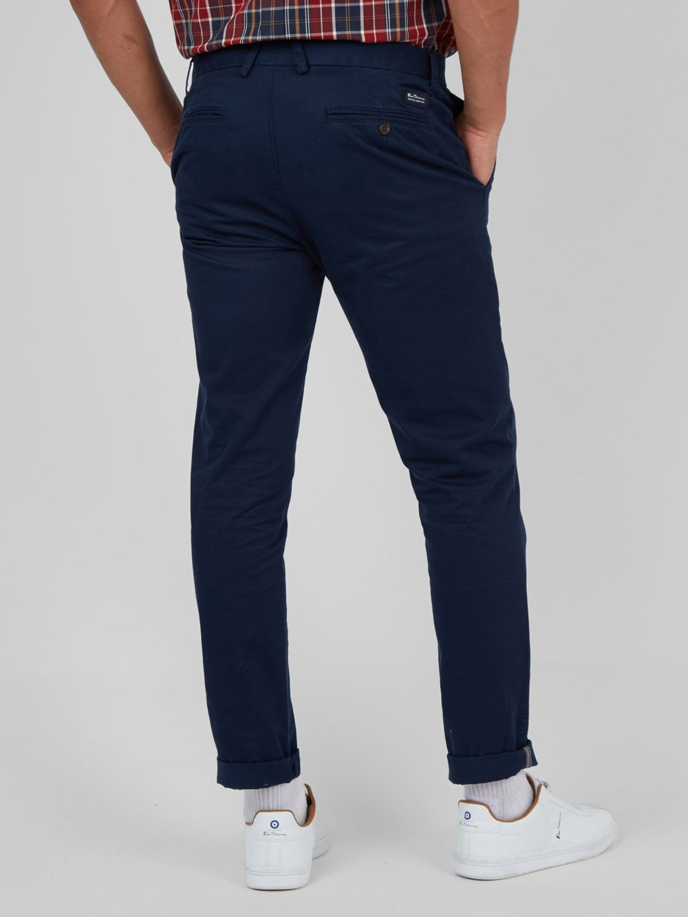 Pantaloni Ben Sherman Signature Skinny Stretch Chino Blu Marino | 618943-DNV