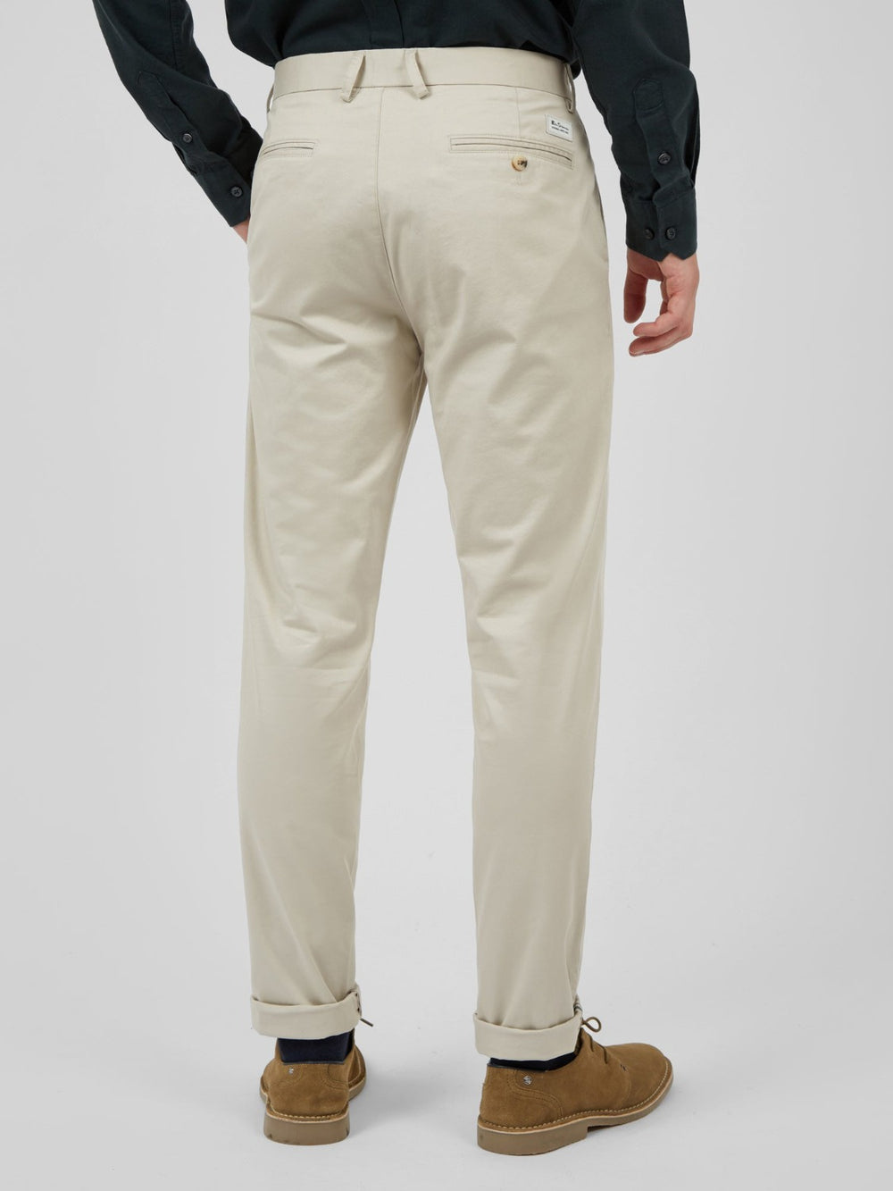 Pantaloni Ben Sherman Signature Skinny Stretch Chino Bianche | 380496-KBT