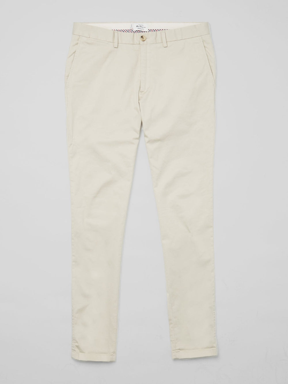 Pantaloni Ben Sherman Signature Skinny Stretch Chino Bianche | 380496-KBT