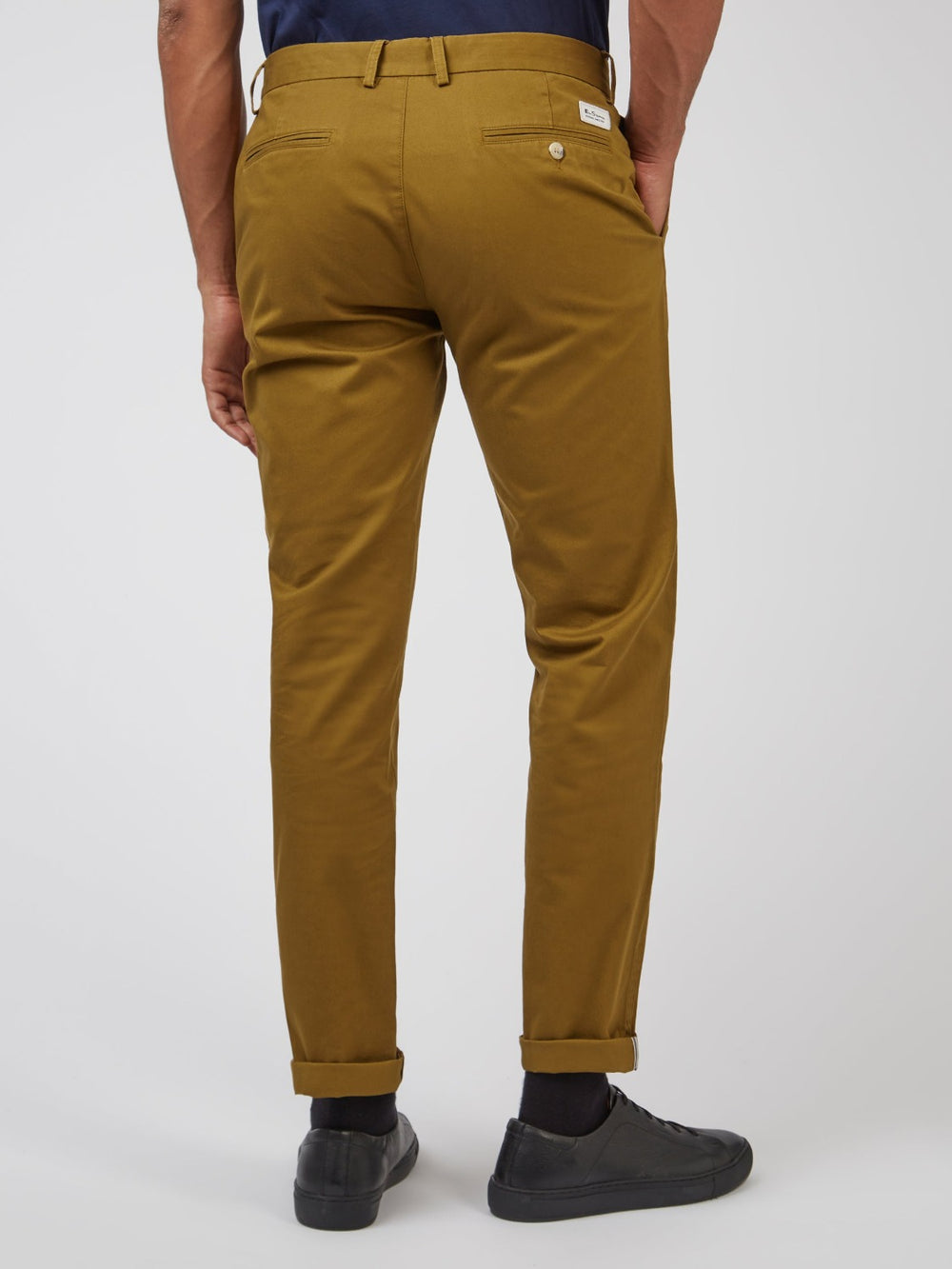 Pantaloni Ben Sherman Signature Slim Stretch Chino Marroni | 852734-ZFL