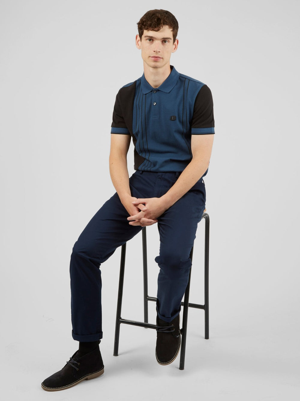 Pantaloni Ben Sherman Signature Slim Stretch Chino Blu Marino | 740129-XBR