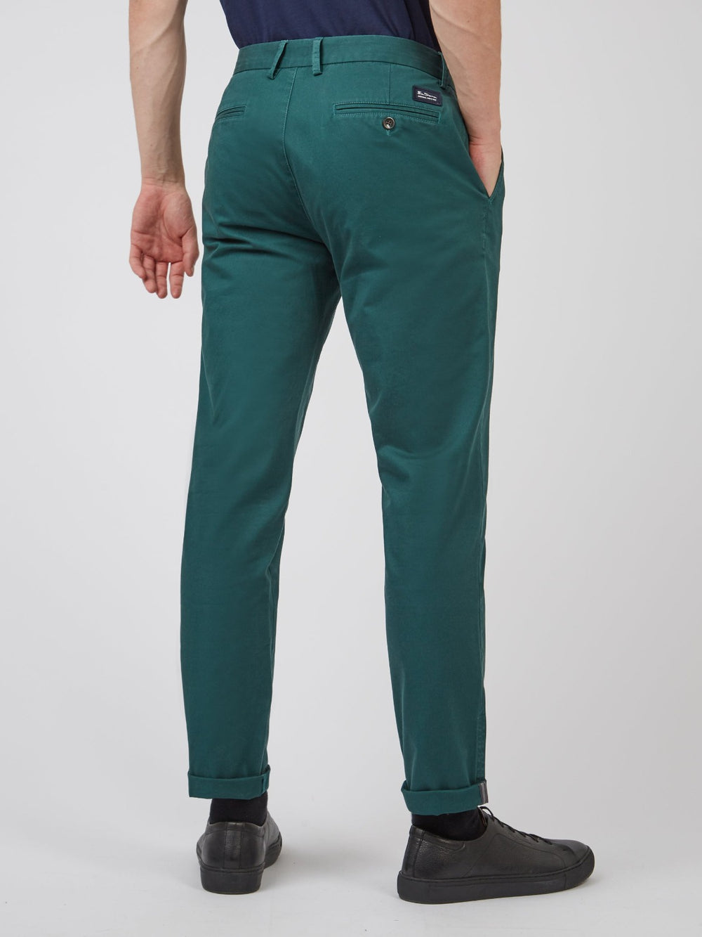 Pantaloni Ben Sherman Signature Slim Stretch Chino Verdi | 071659-SGN