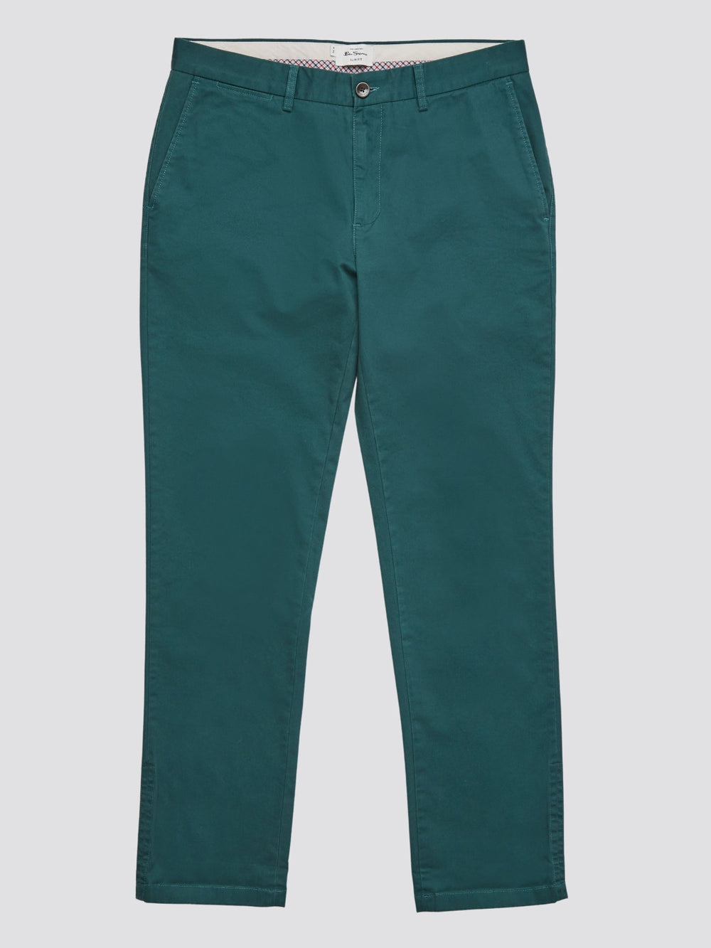 Pantaloni Ben Sherman Signature Slim Stretch Chino Verdi | 071659-SGN