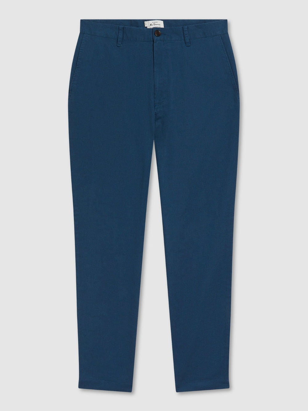 Pantaloni Ben Sherman Signature Slim Taper Linen Blu | 394785-YXU