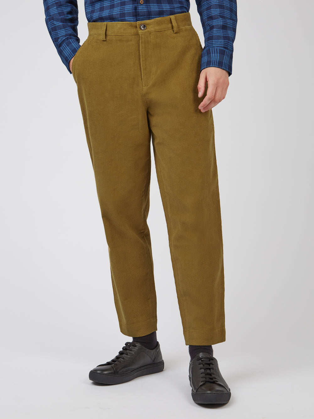 Pantaloni Ben Sherman Tapered Corduroy Marroni | 694310-ACT