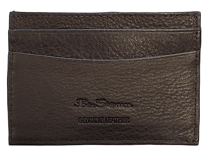 Portafogli Ben Sherman Koki Leather Card Holder Marroni | 397804-RZX